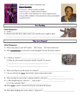 145th Street Stories - Workbook for "Big Joe's Funeral" No-Prep