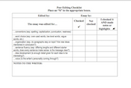 Peer Editing Checklist for Writing: Six Traits Based writing activity lesson middle school writing lessons high school practice worksheets english language arts six traits