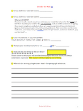Cost of Living Activities Pack: Budgeting Life Skills money management high school life skills
