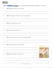 Penny and Her Marble by by Kevin Henkes: Reading Comprehension Workbook