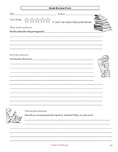 Novel review form (great for ANY novel)
