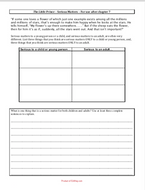 The Little Prince: Ch 7, Serious Matters Graphic Organizer