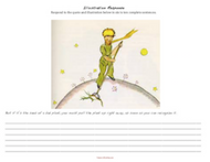 The Little Prince by Antoine de Saint-Exupéry: Response to Illustration-Baobabs