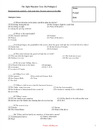 The Night Wanderer: Tests/Assessment 1, Ch Prologue-2