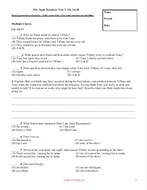 The Night Wanderer: Tests/Assessment 3, Ch 14-20