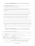 Conflict Resolution Worksheet: Made for 2 conflict TED Talks on You Tube