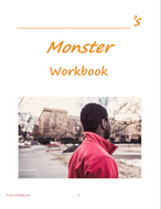 Monster by Walter Dean Myers: Novel Workbook, Chapter Questions classroom resource pack