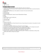 “Choctaw Bigfoot Midnight in the Mountains” by Tim Tingle classroom resources worksheets questions reading comprehension