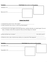 vocabulary for the trap