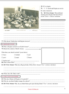 Indian No More Charlene McManis: classroom resources materials chapter questions mini-lesson summary