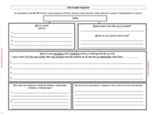 worksheets for short stories with black characters high school