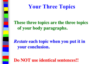 Conclusion Paragraphs: PowerPoint for beginning & struggling writers