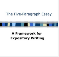 PowerPoint: Five Paragraph Expository Basic Essay lesson struggling writer essay mini-lesson teaching writing resources how to teach essay writing to reluctant writers