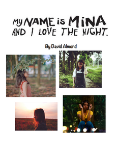 My Name is Mina and I Love the Night by David Almond Workbook Cover page
