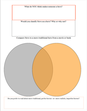 Monster by Walter Dean Myers: Graphic Organizer for Protagonist 