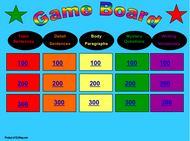 Body Paragraphs Trivia Game: Interactive! Kids love it