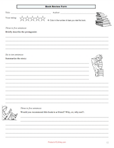 book review form