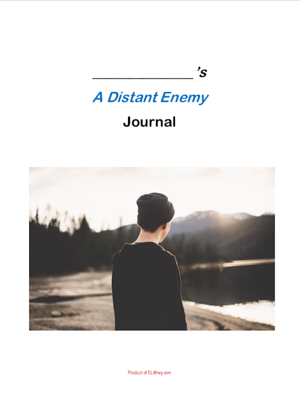 A Distant Enemy by Deb Vanasse: Dual Entry Reading Journal
