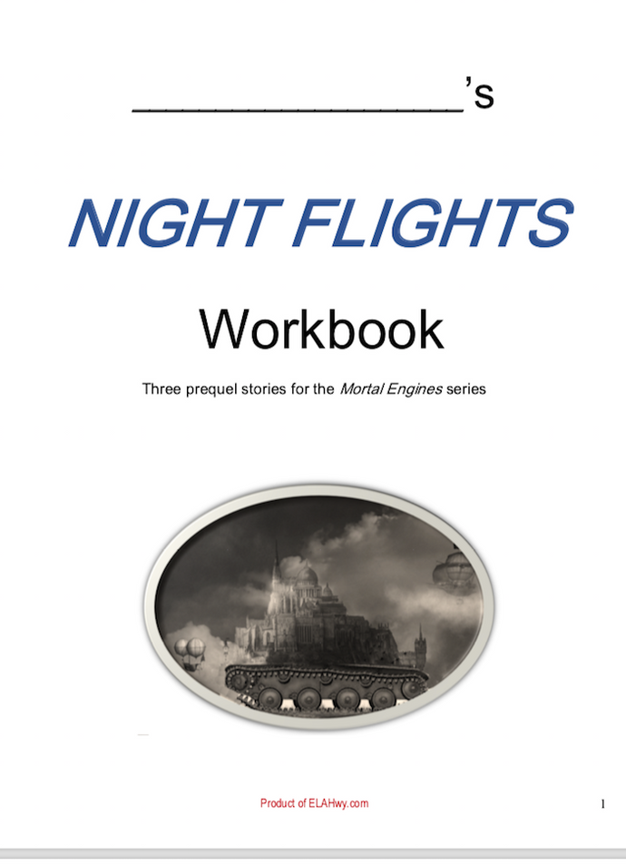 Night Flights by Philip Reeve workbook