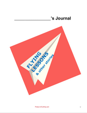 Flying Lessons & Other Stories classroom resources materials comprehension questions worksheet journal